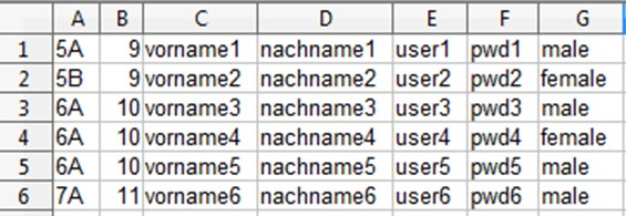 Screenshot CSV Datei Beispiel